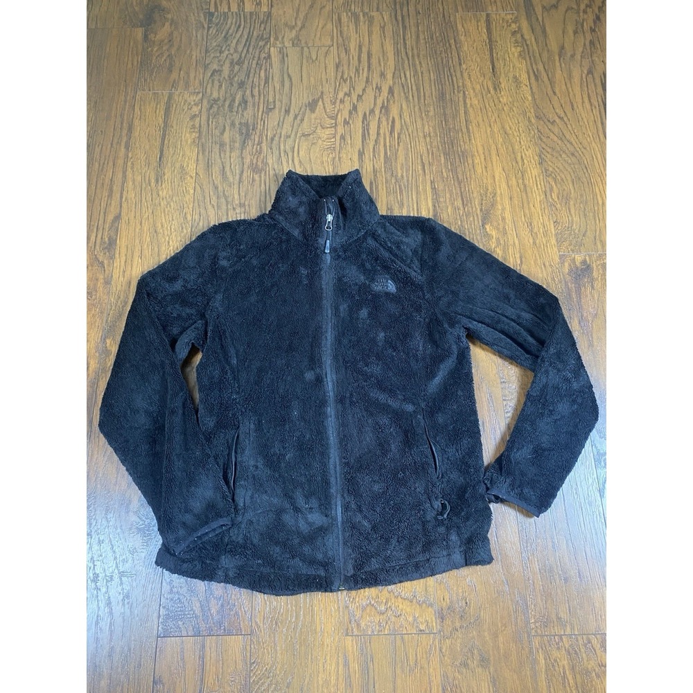 The North Face‎ Osito Full Zip Fleece Jacket Womens Medium Black High Pile Soft
